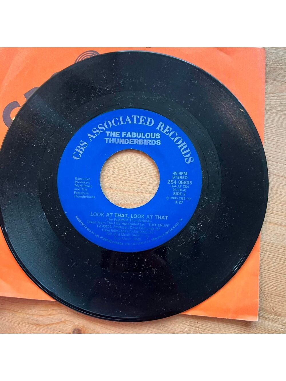 The Fabulous Thunderbirds - Look at that, Look at That/Tuff Enuff 45rpm VG+ R90